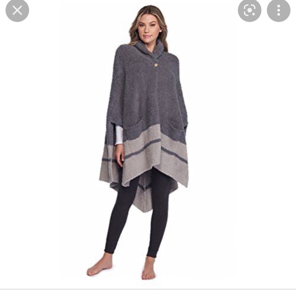 Barefoot Dreams Grey “Zuma” Cape